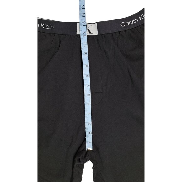 Calvin Klein Black Sleepwear Pants Women Medium Joggers Lounge New QS6943-001 - Picture 7 of 8